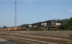 NS 2595 prepares to leave Asheville Yard with train 924